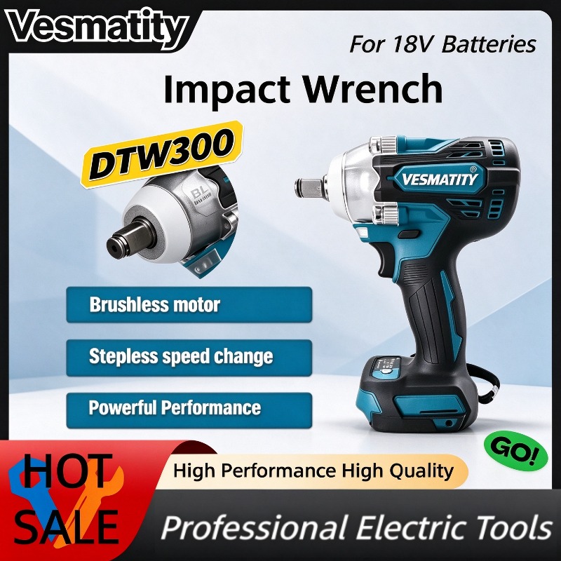 Makita Drill Dtw300 - DTW300 Slagmoersleutel 330Nm Hoog Koppel Borstelloze