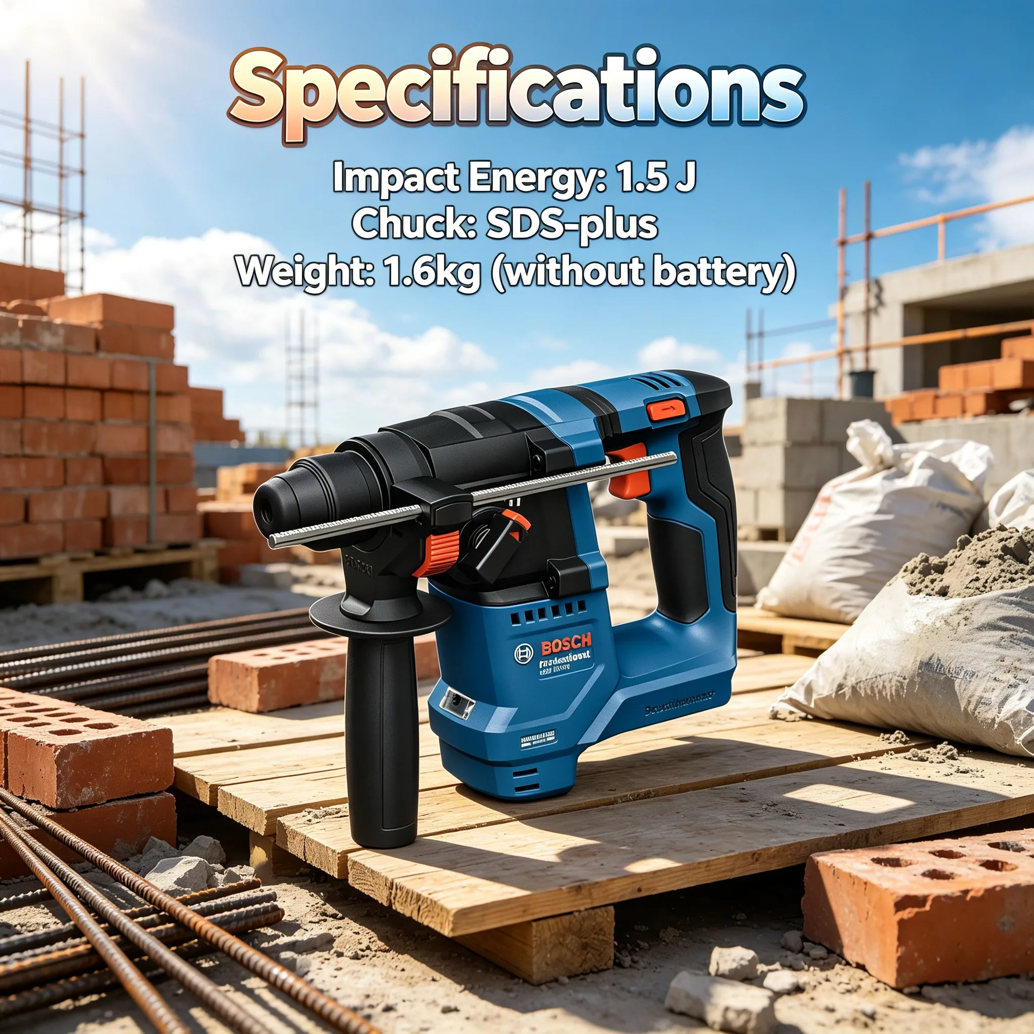 BOSCH GBH 18V-18 draadloze boo - Power Tools Professional recensie en prijs